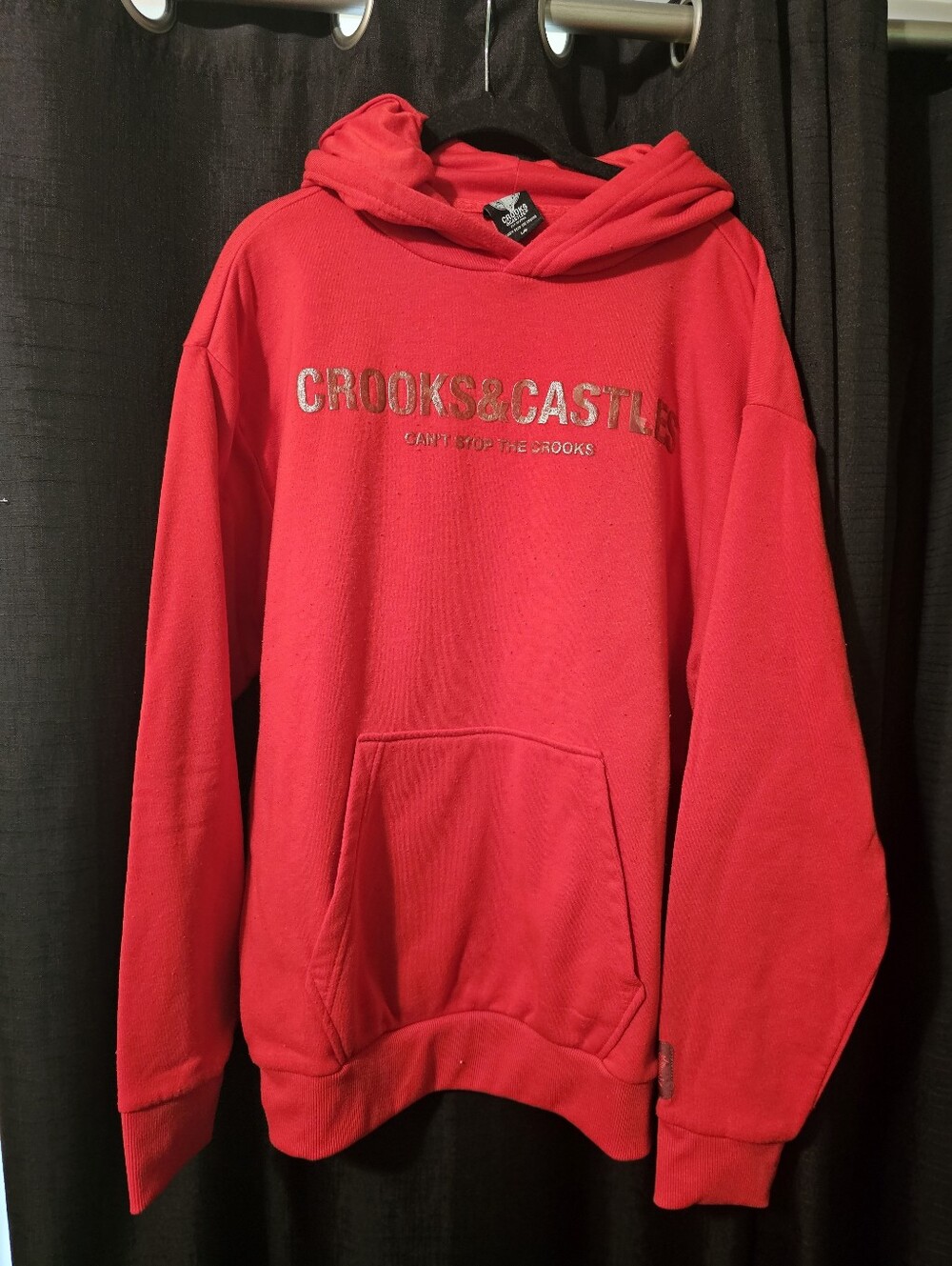 Crooks & Castles Red Pullover Hoodie
